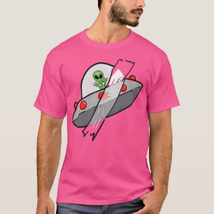 Camiseta Ufo Capturado em Fita
