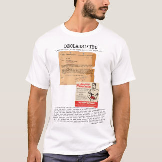Camiseta UFO - Declassified 65_HS1-834228961_62-HQ-83894_S4