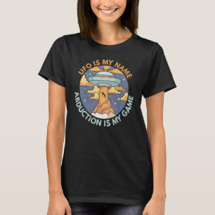 Camiseta Ufo É Meu Nome Abdução É Meu Espaço De Alienígena