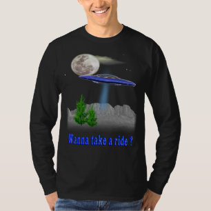 Camiseta UFO engraçado