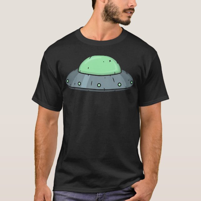 Camiseta Ufo Flying Saucer (Frente)