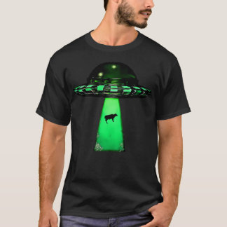 Camiseta Ufo Flying Saucer Beamed