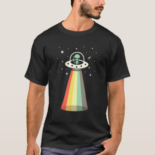 Camiseta Ufo Galaxy Retro Science Ficever