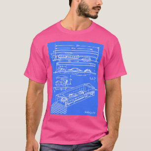 Camiseta Ufo Hangar Blueprint