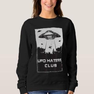 Camiseta Ufo Hater Club Anti Ufo Social Para Homens