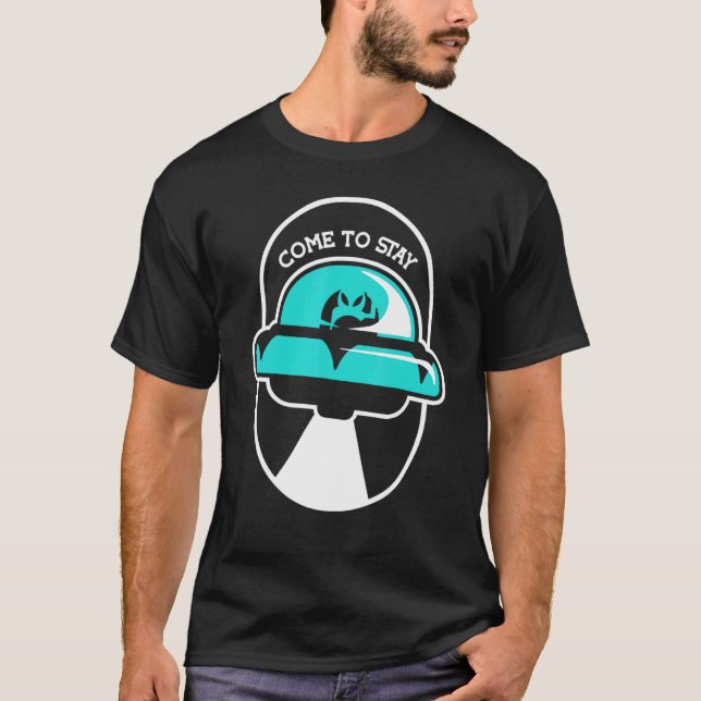Camiseta Ufo Hunter Vem Ficar Ufo (Frente)