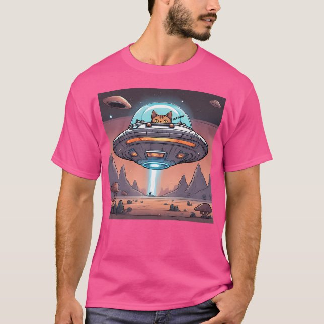 Camiseta Ufo Meaow (Frente)
