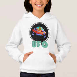 Camiseta ufo no espaço