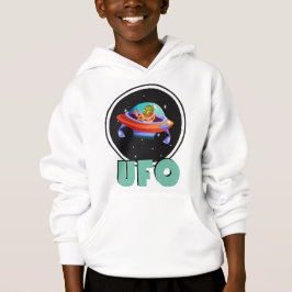 Camiseta ufo no espaço