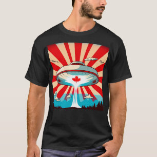 Camiseta Ufo Over Canada