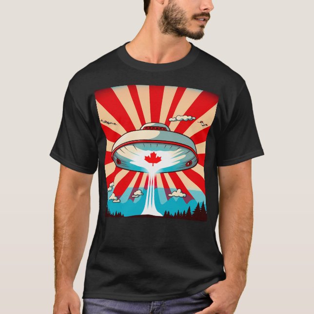 Camiseta Ufo Over Canada (Frente)