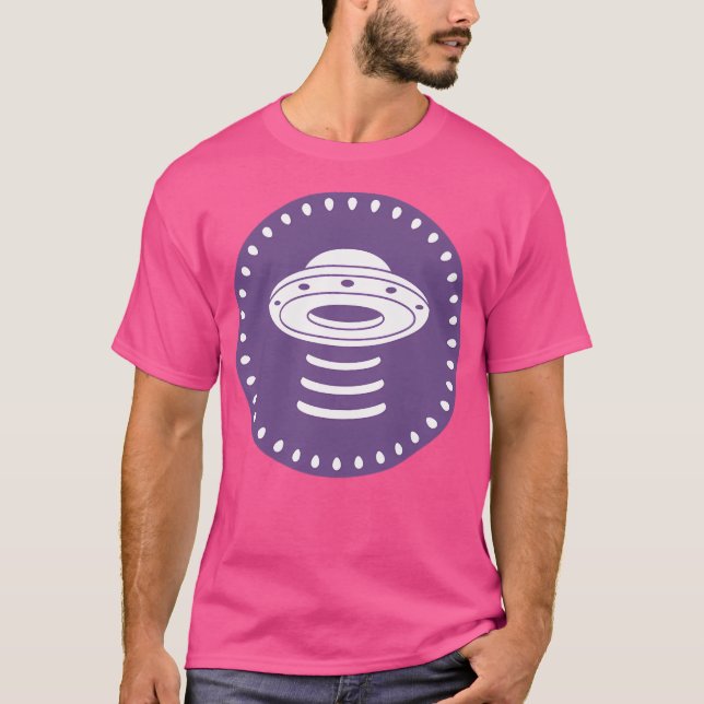 Camiseta Ufo Purple (Frente)