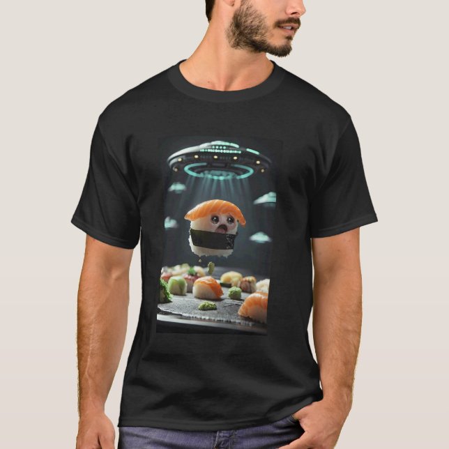 Camiseta Ufo Selfie Sushi (Frente)