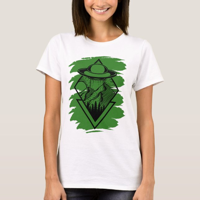 Camiseta UFO: The Truth is Out There (Frente)