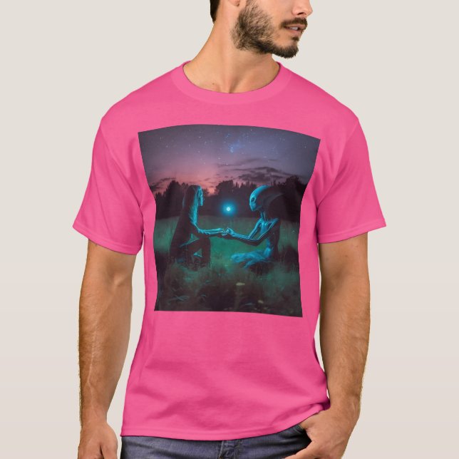 Camiseta Ufo - Uap - Aliens - Primeiro Contato - Nhi - Extr (Frente)