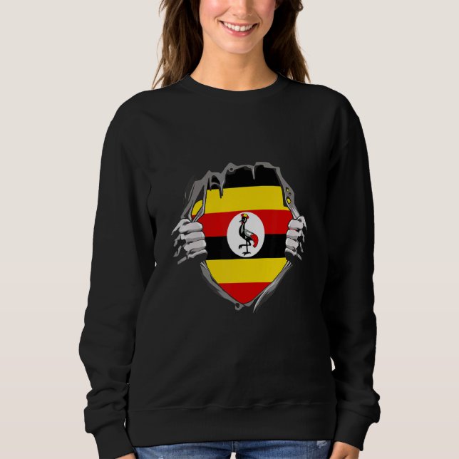 Camiseta Uganda Flag (Frente)