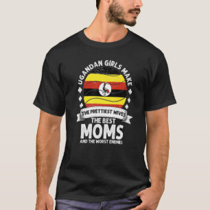 Camiseta Uganda Mãe Dia de as mães Mama Uganda Americano