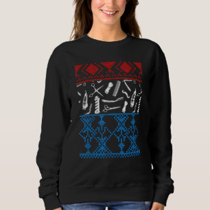 Camiseta Ugly Barber Barbershop Santa Claus Xmas