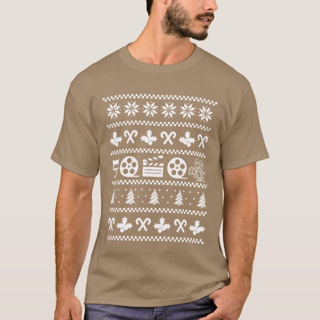 Camiseta Ugly Christmas Film Set Movie Fan girl (Frente)