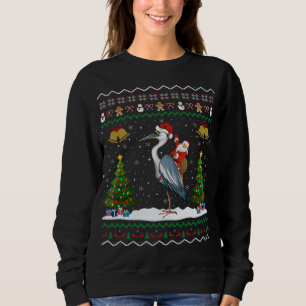 Camiseta Ugly Heron Bird Xmas Gift Papais noeis Andando Her