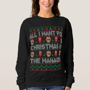 Camiseta Ugly Karen Christmas Sweater Fala Com Seu Gerente