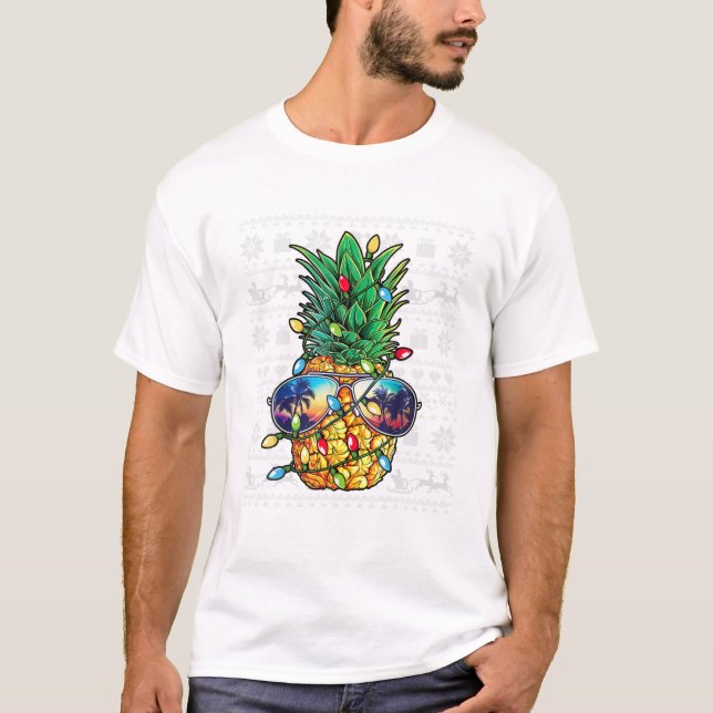 Camiseta Ugly Pineapple Christmas (Frente)