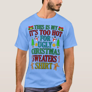 Camiseta Ugly Sweater Christmas In July Summer Hawaiian San
