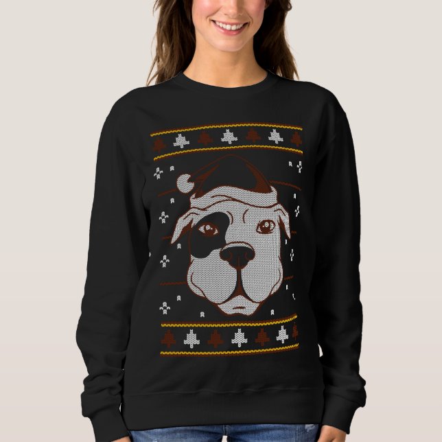 Camiseta Ugly Sweater Pitbull (Frente)