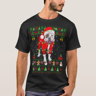 Camiseta Ugly Xmas Lights Papai noel Natal Americano
