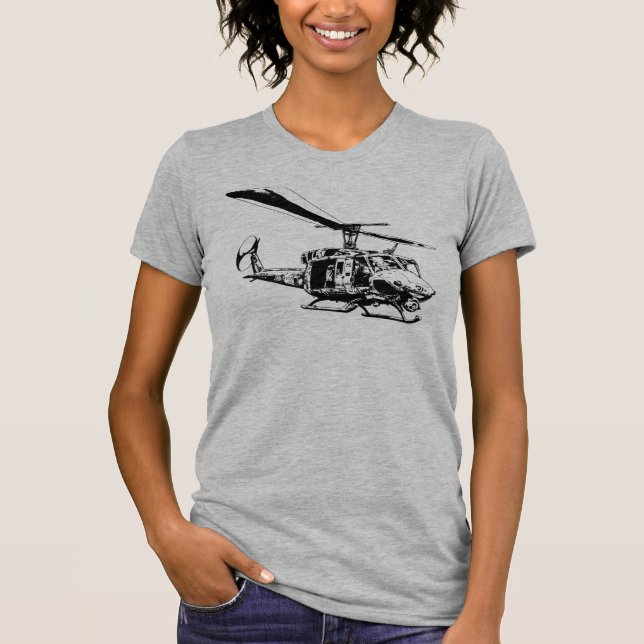 Camiseta UH-1N Huey gêmeo (Frente)