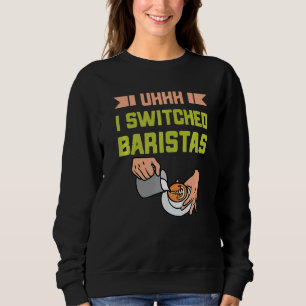 Camiseta Uhh Eu Troquei Baristas Meme Barista do Café