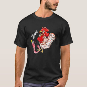 Camiseta Uhh Meow Minhoca Frango Gato Dizendo
