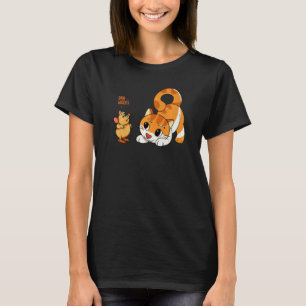 Camiseta Uhh Woof Gato E Rato Cachorro