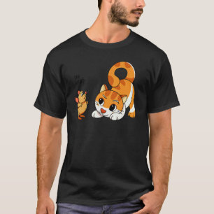 Camiseta Uhh   Woof  Gato E Rato  Cachorro  1
