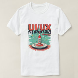 Camiseta Ui Ux O Molho Secreto De Sucesso Engraçado