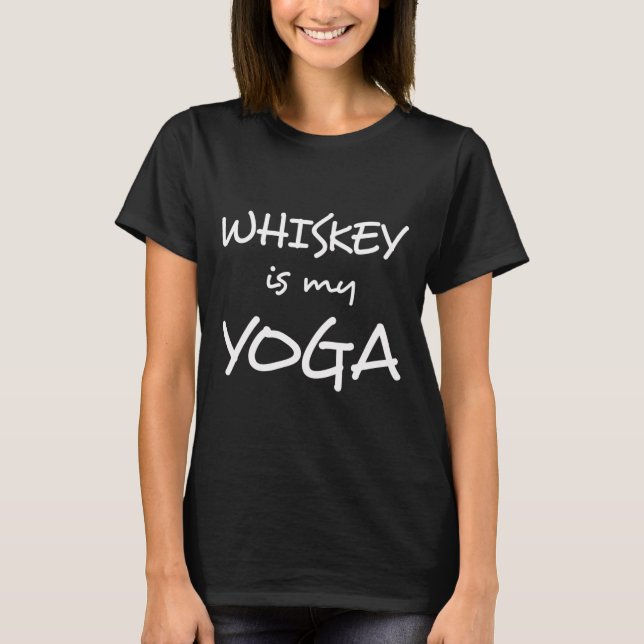 Camiseta Uísque É Meu Yoga (Frente)