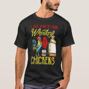 Camiseta Uísque Eu Só Quero Beber Uísque Acariciar Meu Fran