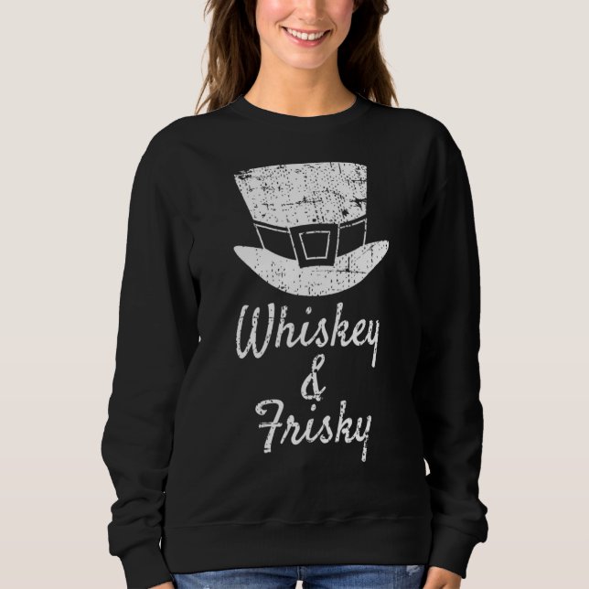 Camiseta Uísque Frisky  Vintage St Patricks (Frente)