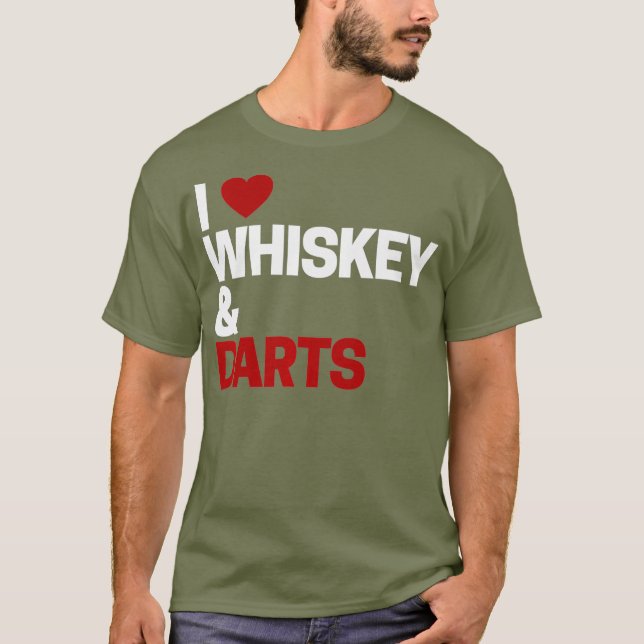 Camiseta Uísque, Presente Para Homens Que Amo Uísque (Frente)