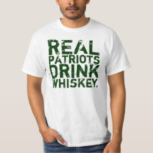 Camiseta Uísque real T da bebida dos patriotas