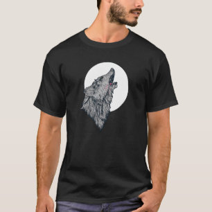 Camiseta Uivando No Lobo 3 Da Lua