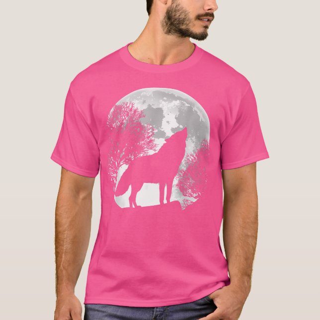 Camiseta Uivando Nos Lobos Da Lua Por (Frente)