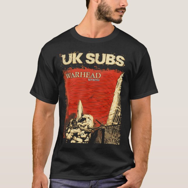 Camiseta Uk Subs Warhead Banda Punk Rock (Frente)