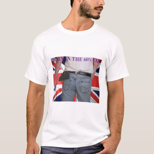 Camiseta UK take Springsteen's Nascer In The USA album cobr (Frente)