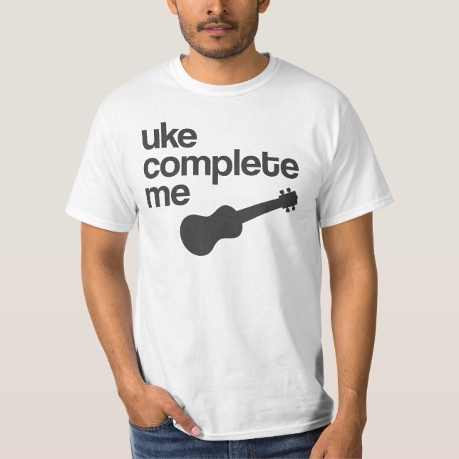 Camiseta "Uke completo mim" design (Frente)