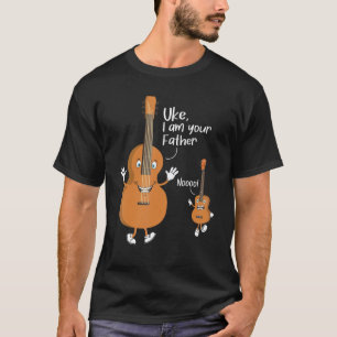Camiseta Uke, Eu Sou Seu Pai - Instrumento Ukulele Guitar