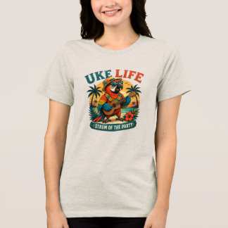 Camiseta Uke Life Parrot – Island Vibes Ukulele Bird