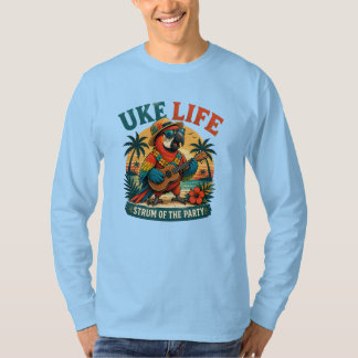 Camiseta Uke Life Parrot – Island Vibes Ukulele Bird