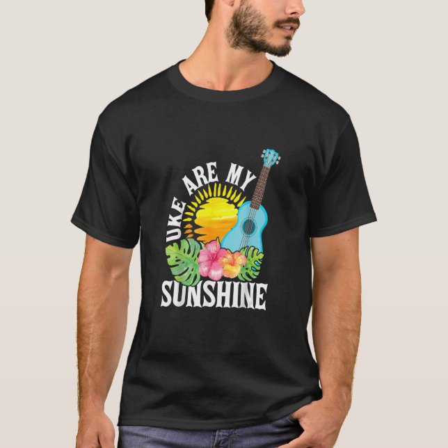 Camiseta Uke, Meu Sol É Para O Jogador Ukuleli (Frente)