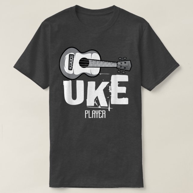 Camiseta Uke Player Music Lover 3093 (Frente do Design)